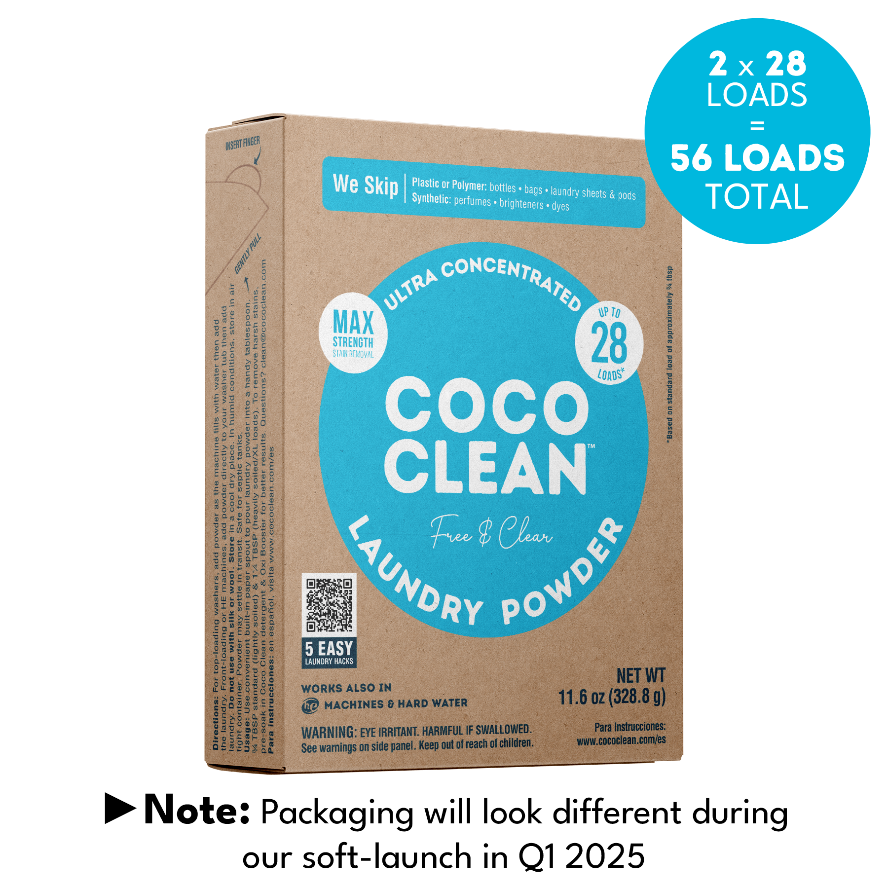 Laundry Powder Max - Free & Clear