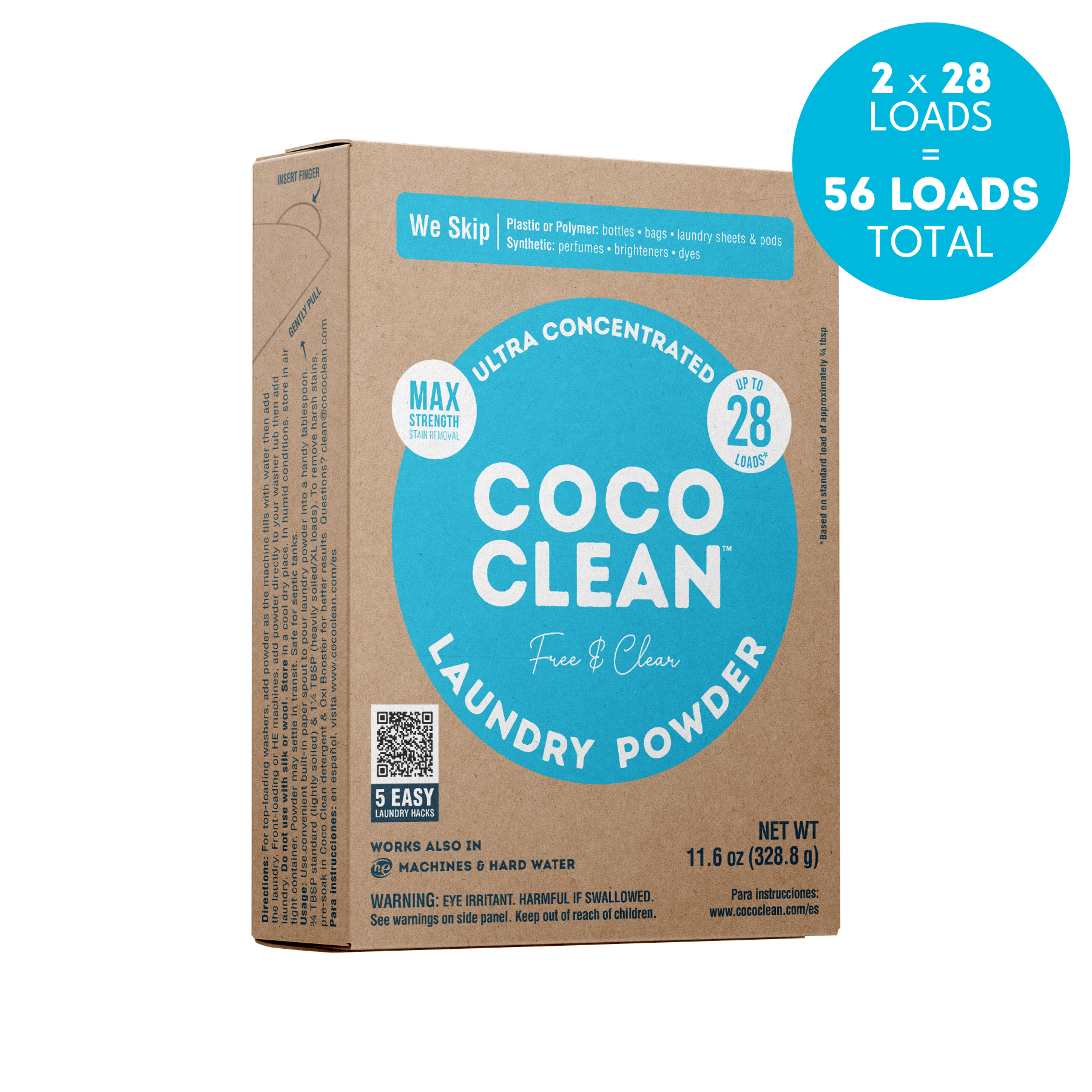 Laundry Powder Max - Free & Clear